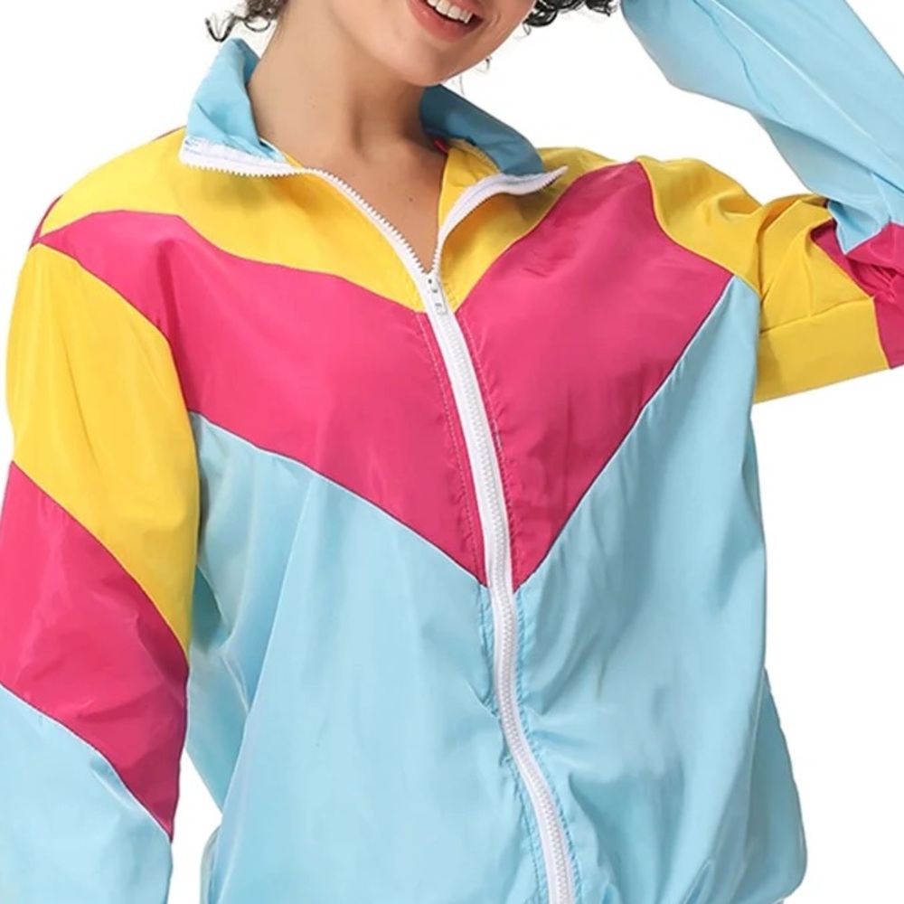 Colorful 90’s Windbreaker Jacket